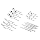 Alpine 24-Piece Cutlery Set - Silver