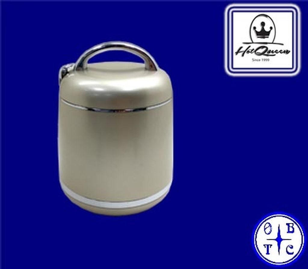Hot Queen Tall Premium Insulated Food Wrmr 2L Hq 767-Metallic Gold
