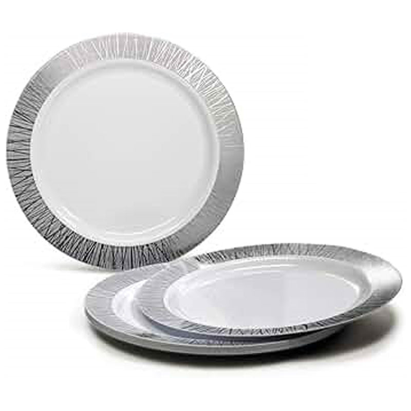 Dxl3451 Plate 7` Seashell 6` - Sliver