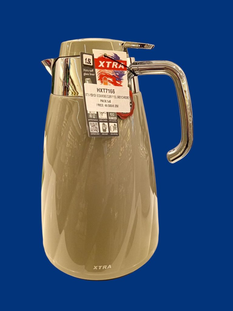 Xtra Diamond Curvy Vacuum Insulated Thermos-Beige
