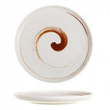 Ceramic deep Plate , White Color
