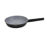 مقلاة جرانيت غير لاصقة 28 سم - أسود & رمادي