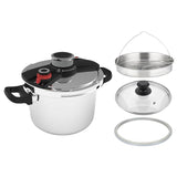 Daewoo 3-In-1 304 Stainless Steel Pressure Cooker 8L - Silver