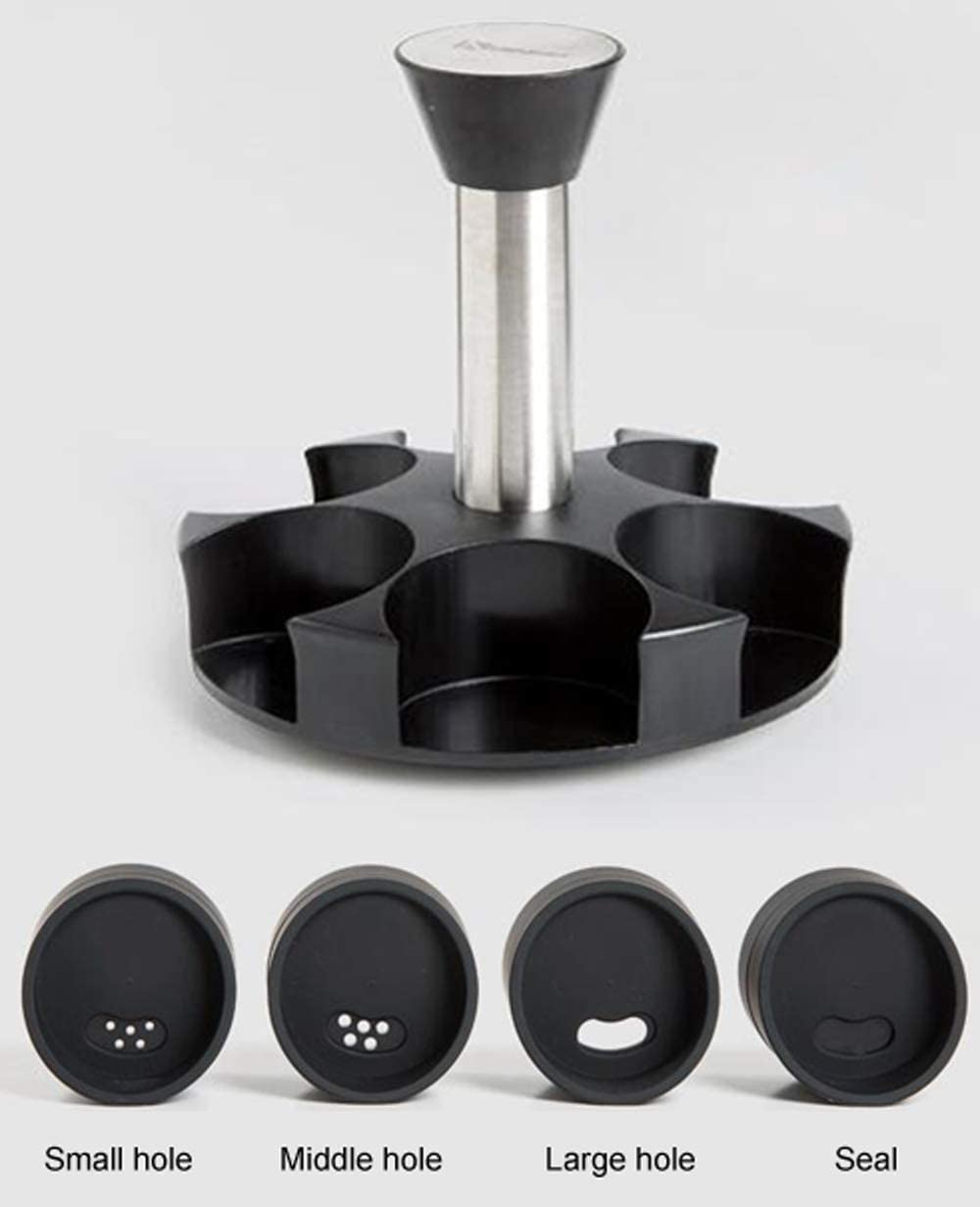 7pcs Spice rack Set - Black