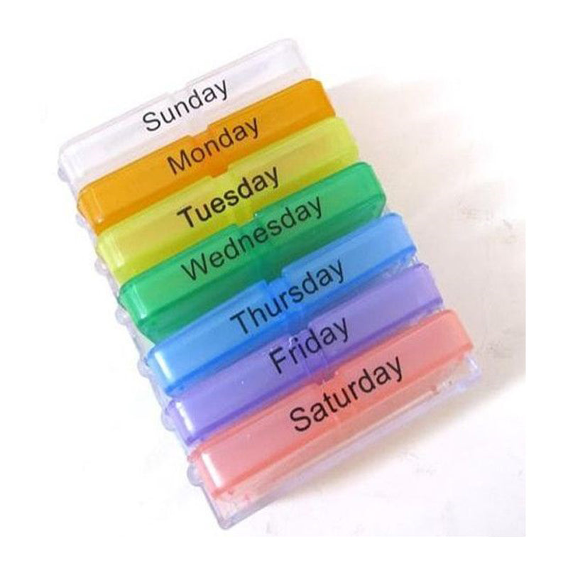 Pill Box 4 Division-Multicolor