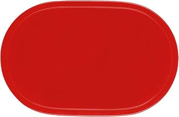 Place Mat Oval – 30 X 45 Cm - Red