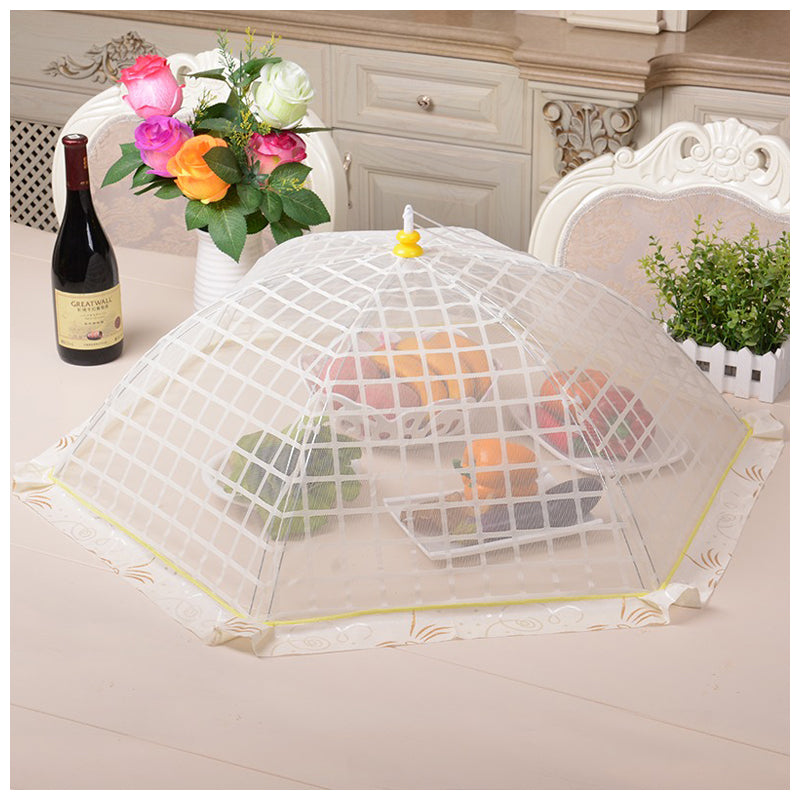 Wuyue Hua Food Cover 20" Rnd Double Pole - White