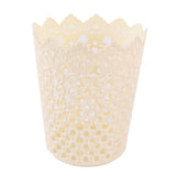 Table Trash Can 10 x 12.5 cm - Beige