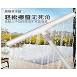Glass Wiper W/Stick White - Beige