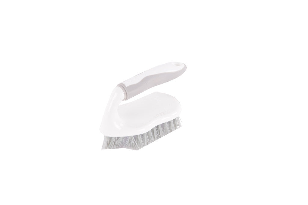 Cleaning Brush, White & Light Grey