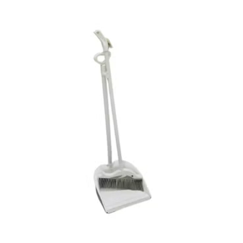 Dustapan With Broom - White