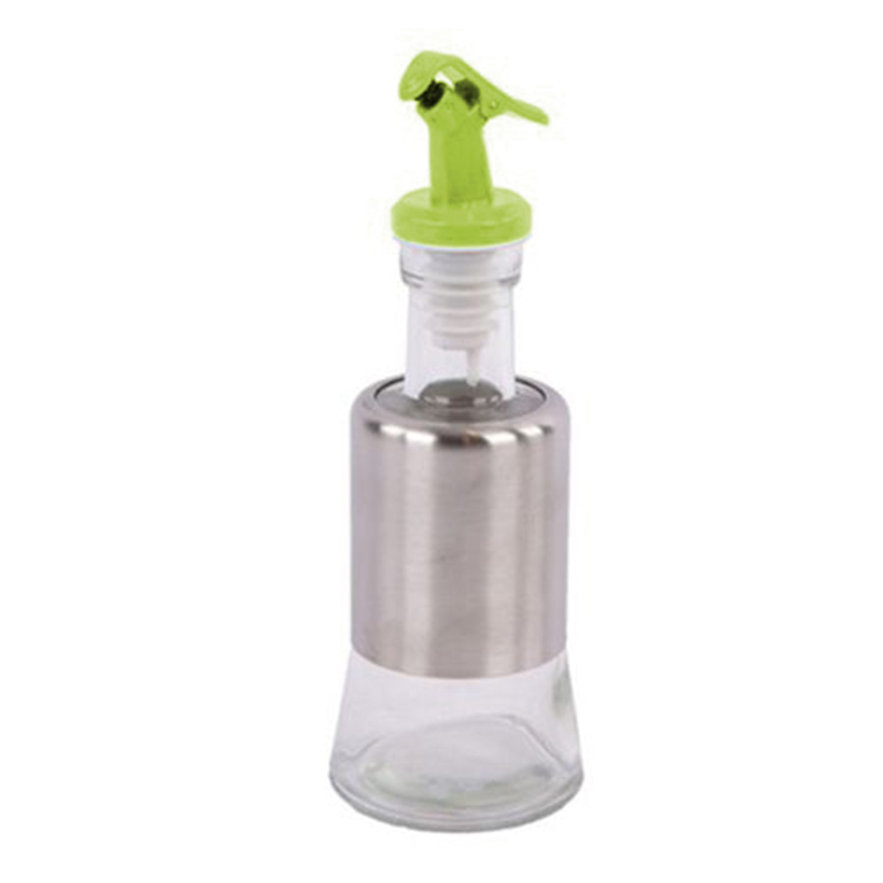 Oil and Vinegar Bottle with green Lid