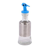 Oil and Vinegar Bottle with Blue Lid
