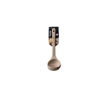 Heat Resistant Silicone Soup Ladle With Comfortable Handle Non-Stick Kitchen Cooking - Beige
