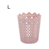Table Trash Can Pink 10X12.5Cm-Pink