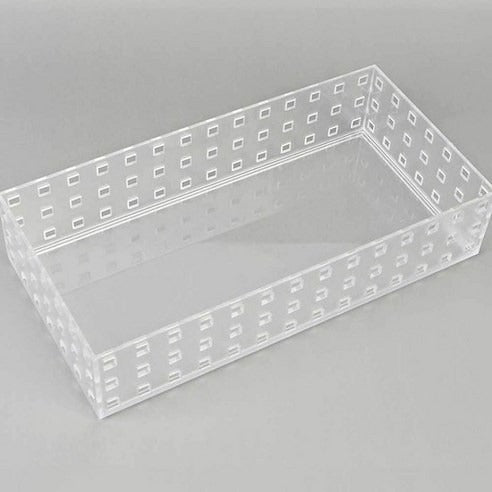 Plastic Organizer – 28 × 10.5 × 6.3 Cm-Clear