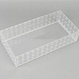 Plastic Organizer – 28 × 10.5 × 6.3 Cm-Clear