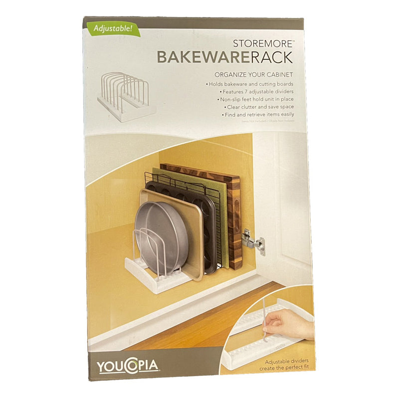 Youcopia 6 Adjustable Bakeware Rack 29.2X18.4X16.2Cm-Grey