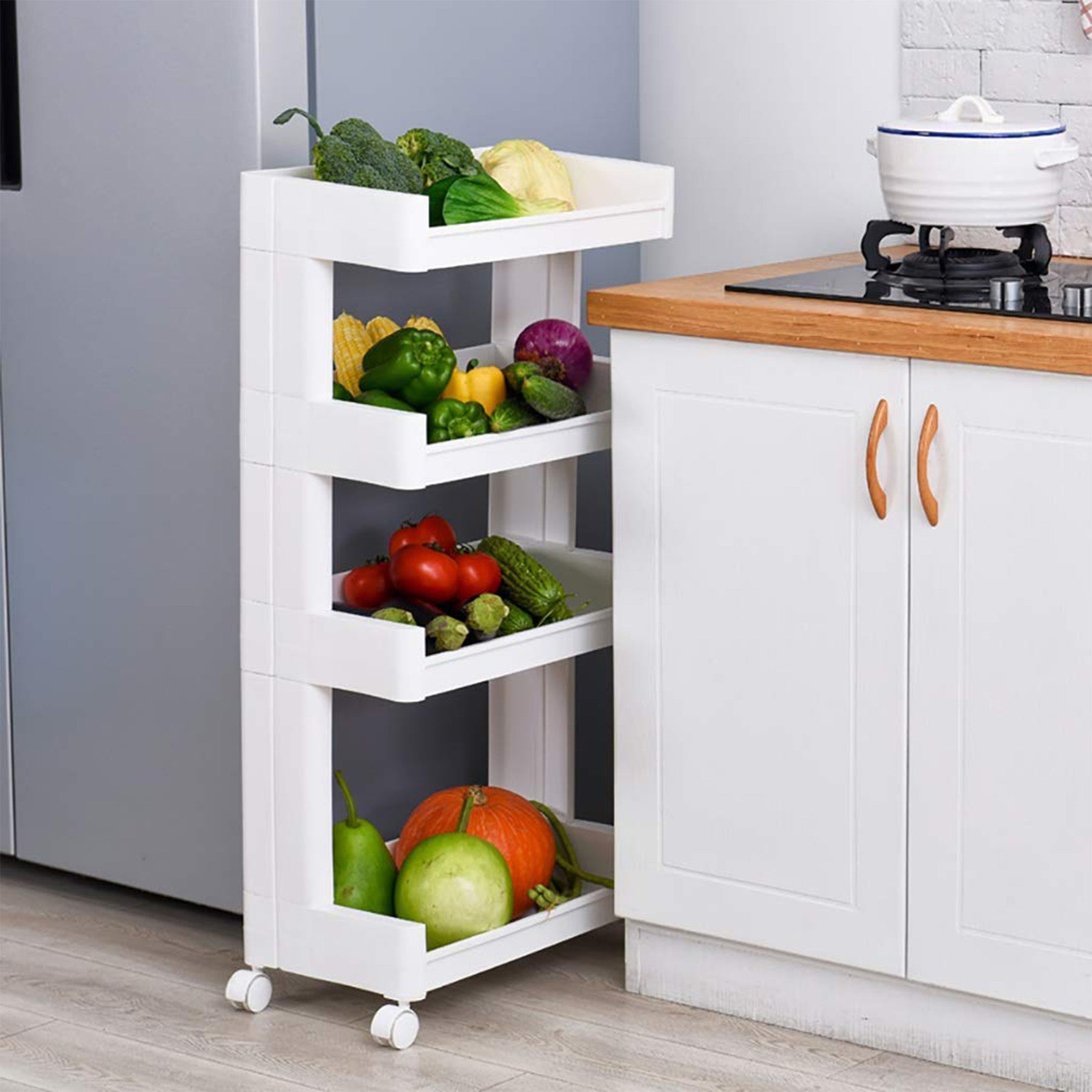 4-tier Organizing trolley