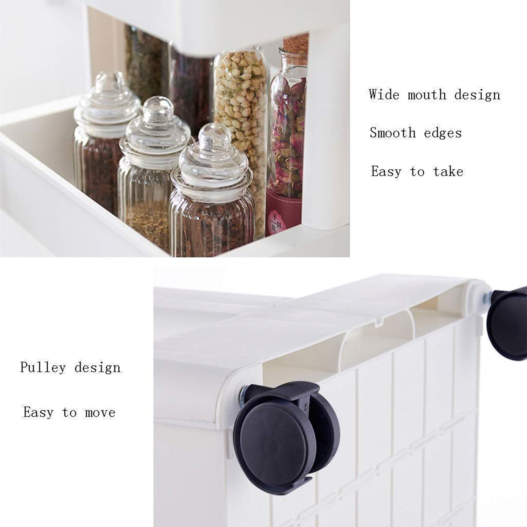 4-tier Organizing trolley