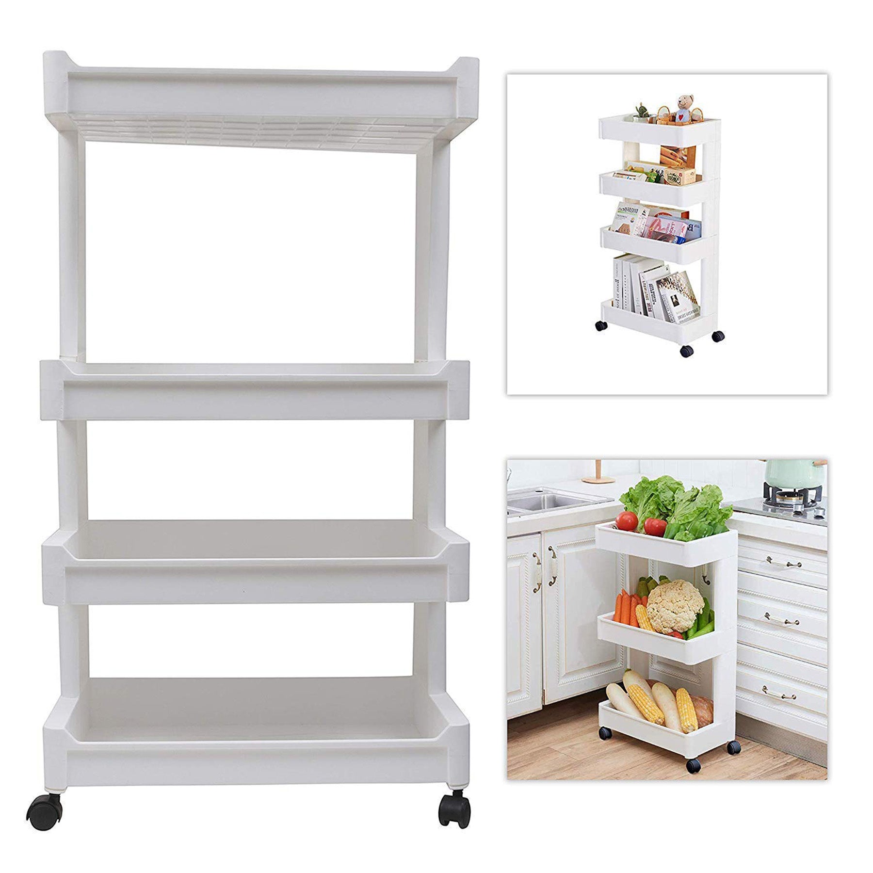 4-tier Organizing trolley