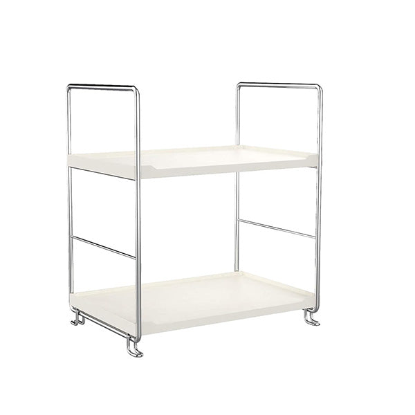 2-tier bathroom shelf