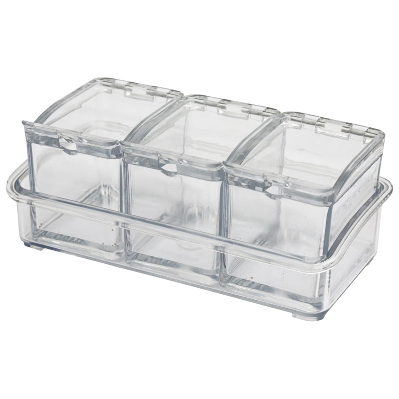 Jaypee Plus Lustre 3-Piece Seasoning Set - Clear