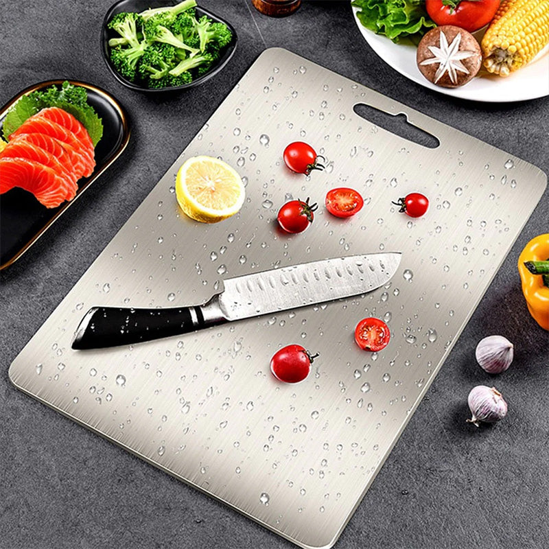 Stainless steel cutting board - small