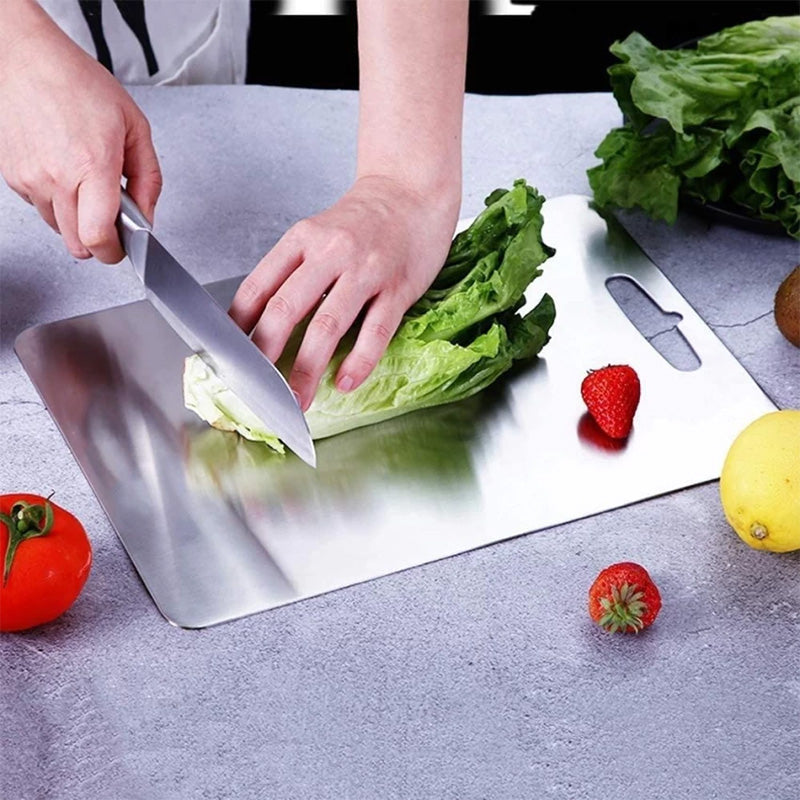 Stainless steel cutting board - small