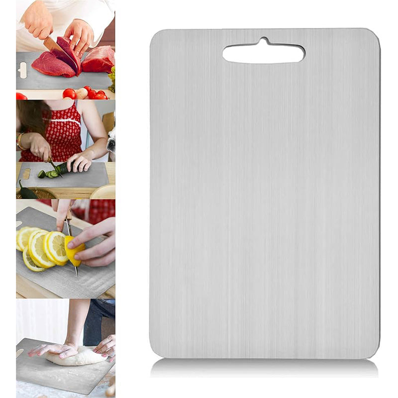 Stainless steel cutting board - small