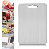Stainless steel cutting board - small