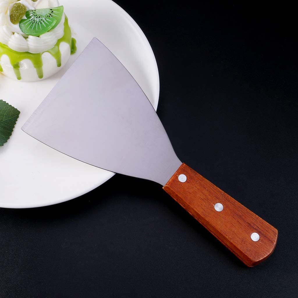 Cutting Spatula with Wooden Handle