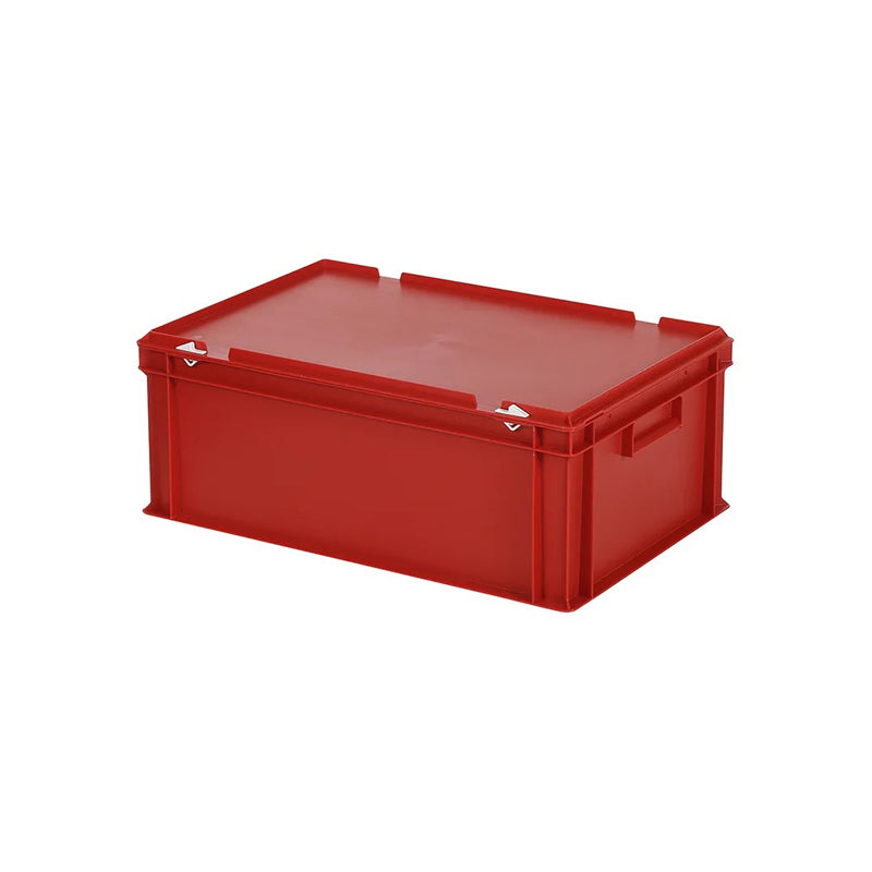 Square Metal Storage Box 14X7.5Cm - Red