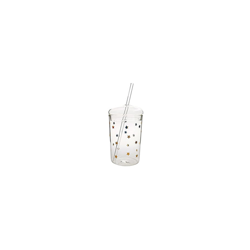 Measuring Cup With Straw -Clear