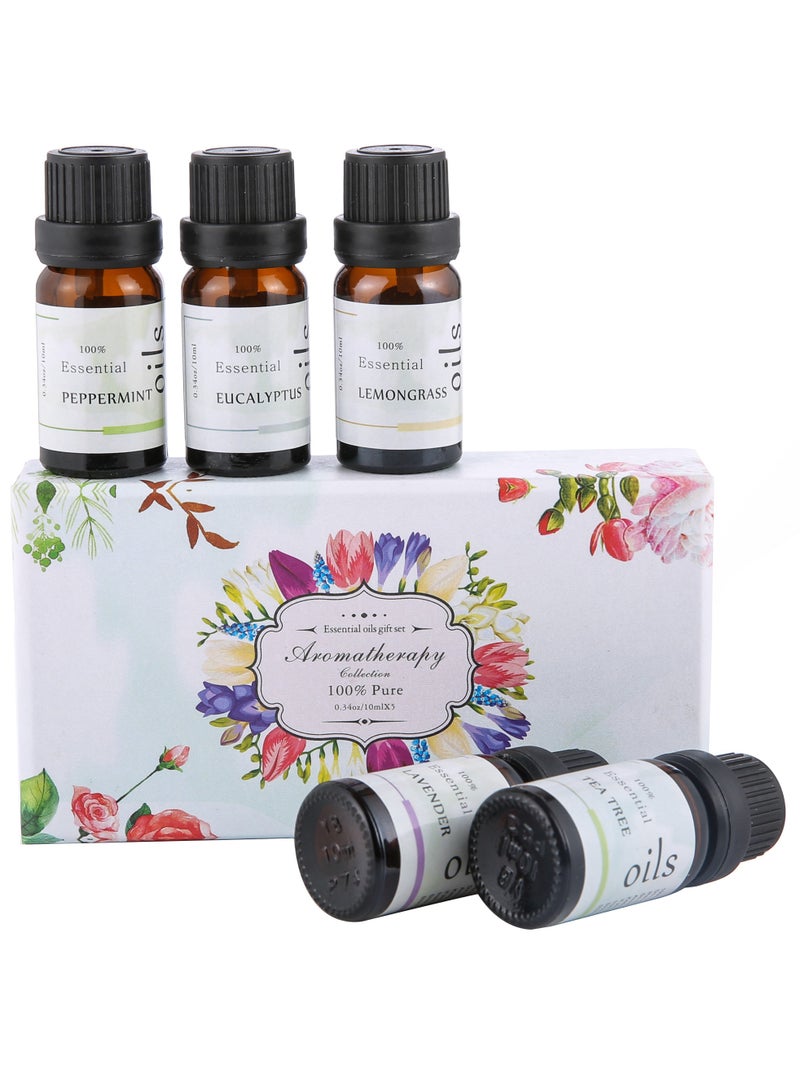 5Pc Fragrance Oil Set - Transparent