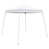 خيمة قابلة للطي - لون أبيض  الحجم: 2.4 × 2.4 م