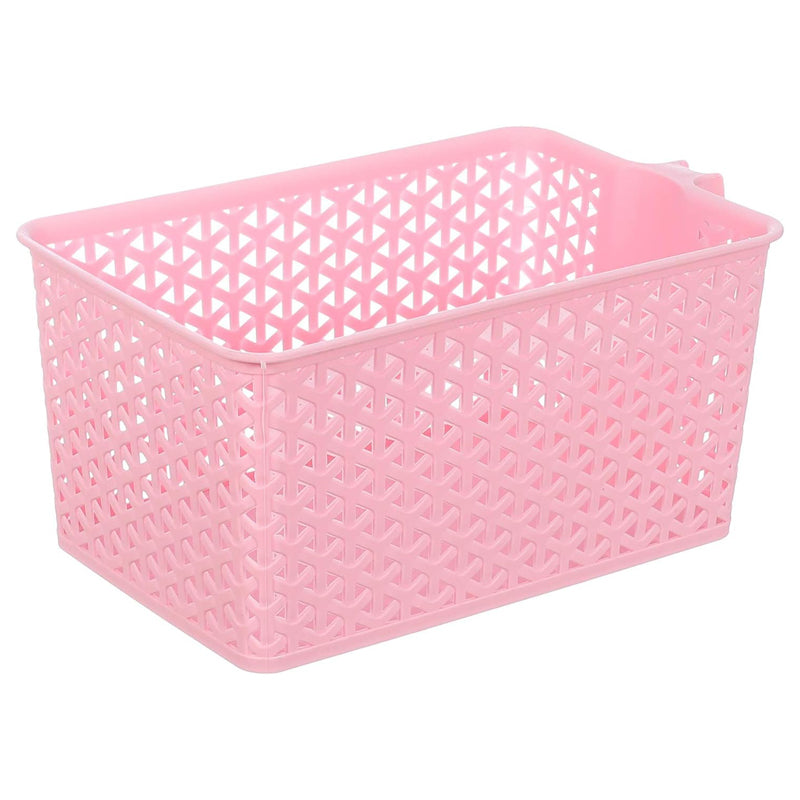 Agfa Plastic Storage Basket 28X19.5X17.9Cm - Pink