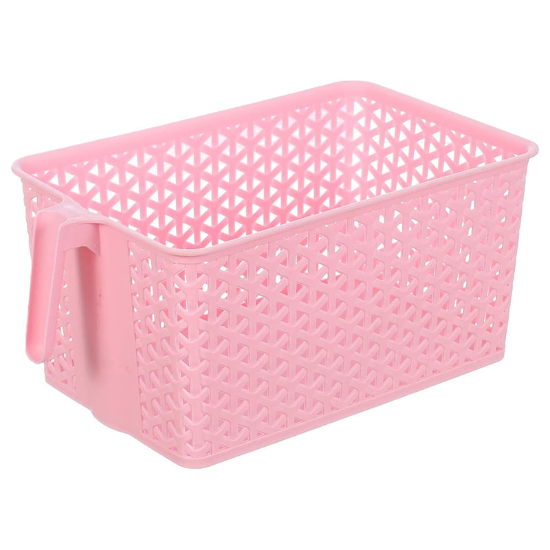 Agfa Plastic Storage Basket 28X19.5X17.9Cm - Pink