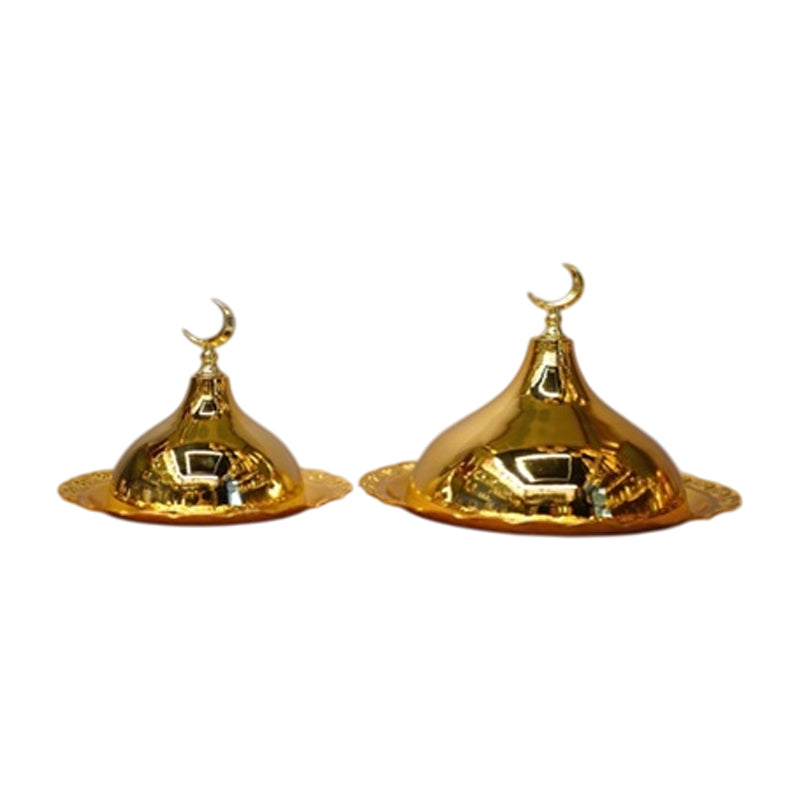 Golden Iron Fruit Plate Large