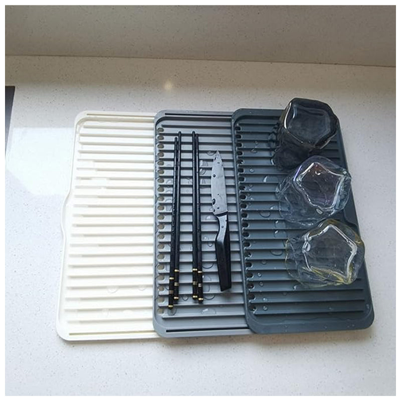 3 Layer Draining Rack -Gray & White