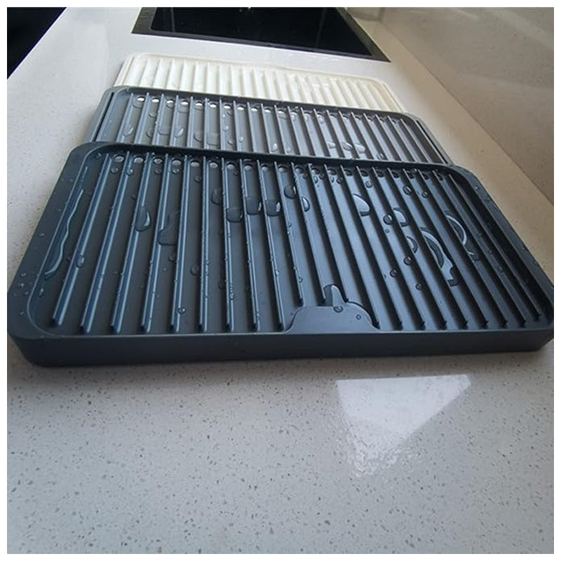 3 Layer Draining Rack -Gray & White