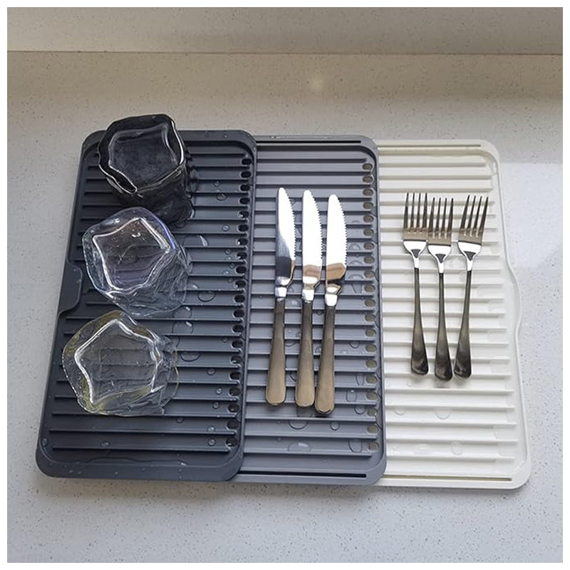 3 Layer Draining Rack -Gray & White