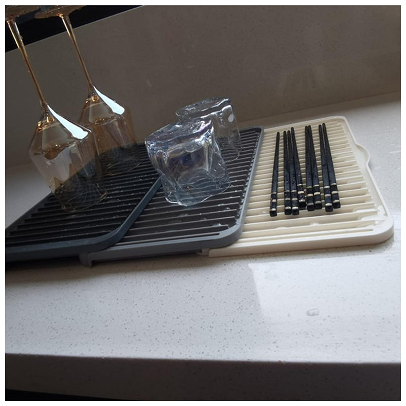 3 Layer Draining Rack -Gray & White