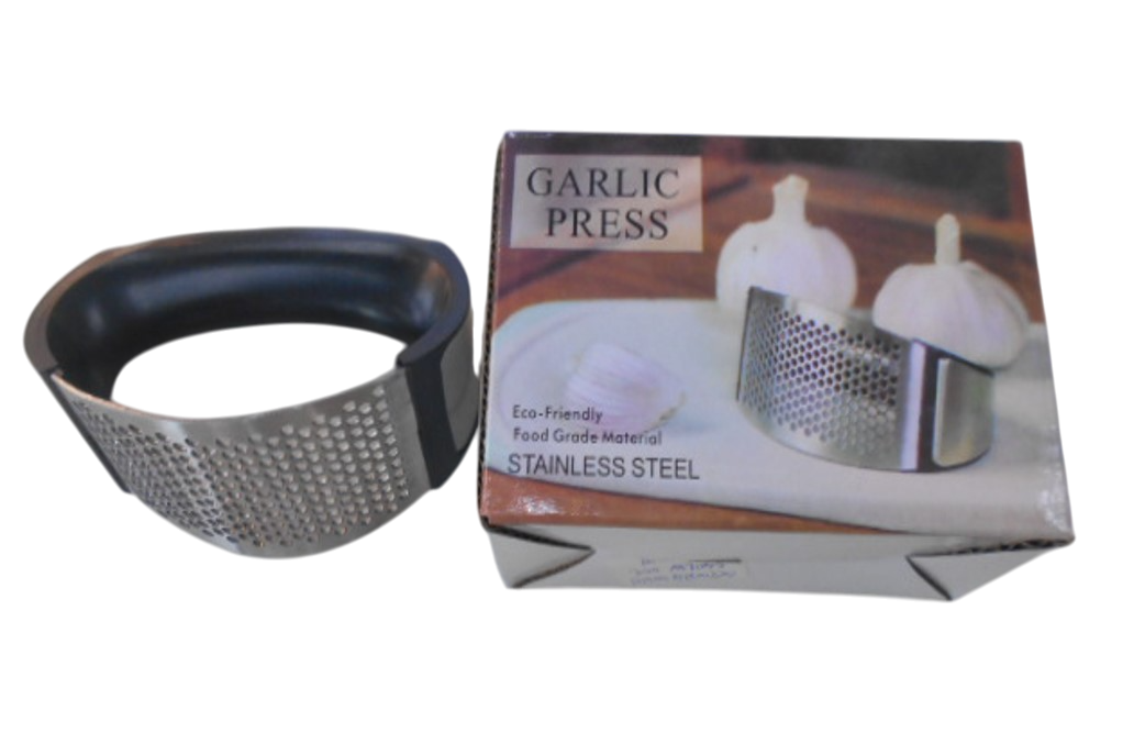 Ginger Crusher Presses Cooking Gadgets Tools Kitchen Accessories - Silver And Black