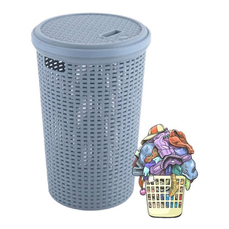 Laundry Basket 40L - Blue