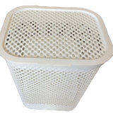 Laundry Basket – 60 Liter Capacity-White