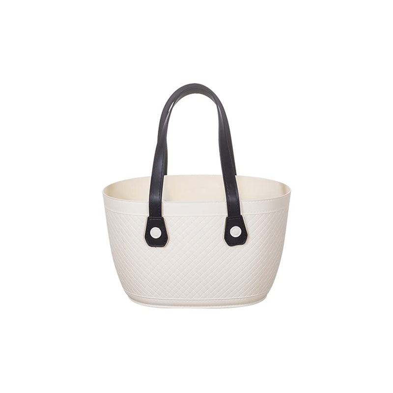 Plastic Basket - Beige