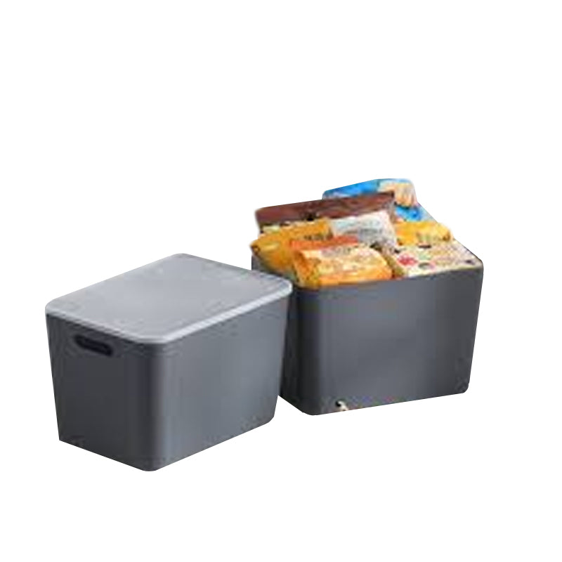 Storage Box With Lid - Grey