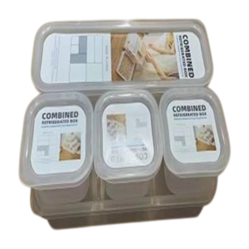 5 Pcs Storage Box - Clear