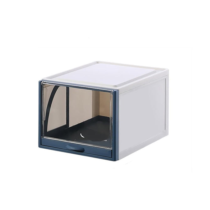 Moeido Shoes Box 36.5X28X23Cm - White And Blue